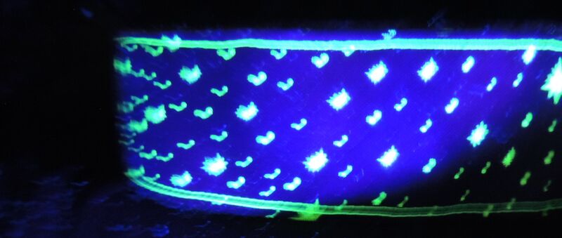 Glow in the Dark 1.5" Wide Limited Slip Softie Collar 10-13" - product images  of 