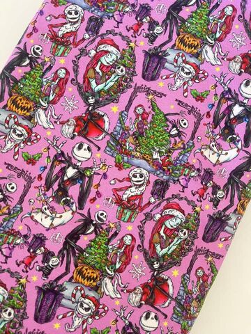 Santa,Jack,and,Friends,Cotton,Knit,Dog,Romper,nightmare christmas