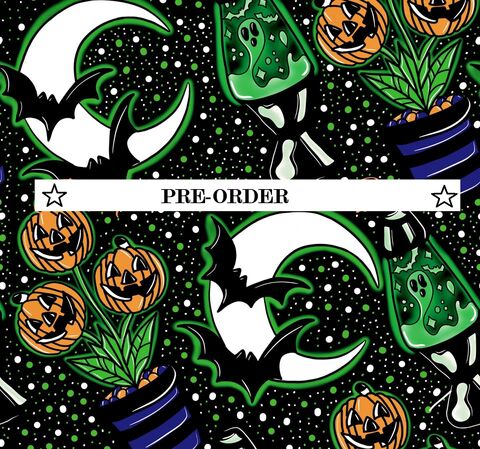 Pumpkin,,Bats,'n,Lava,Lamp,Bamboo,Jersey,ROMPER,halloween