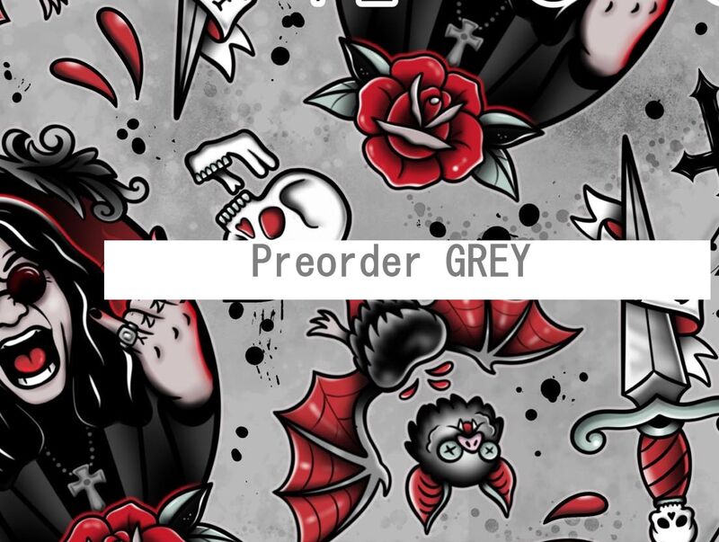 GREY Prince of Darkness Bamboo Jersey ROMPER - product images  of 