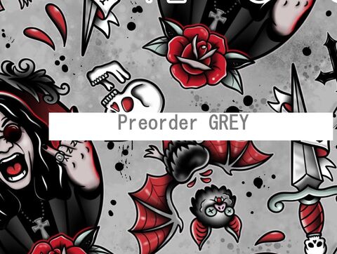 GREY,Prince,of,Darkness,Bamboo,Jersey,ROMPER,halloween
