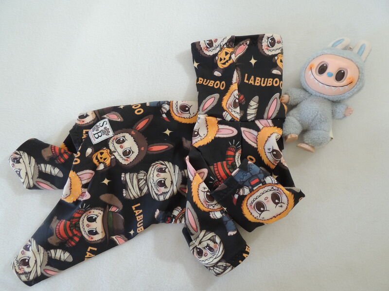 LulaBOO Halloween Monsters Skinny Fleece Dog Romper - product images  of 