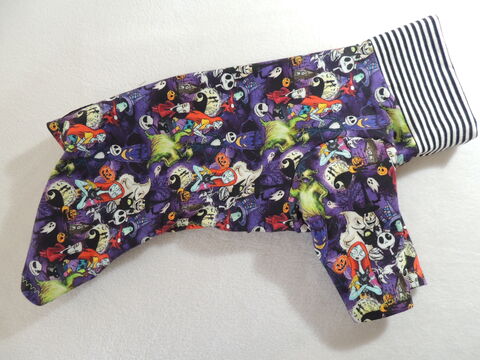 SMALL,RTS,Jack,and,Friends,Cotton,Knit,Dog,Romper