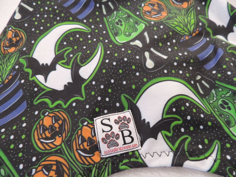 Pumpkin, Bats 'n Lava Lamp Bamboo Jersey ROMPER - product images  of 