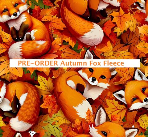 PRE-ORDER,Fall,Fox,Skinny,Fleece,Dog,ROMPER/Suit