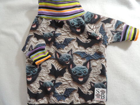 In,Stock,SMALL,Quilty,Bats,Cotton,Dog,Tshirt