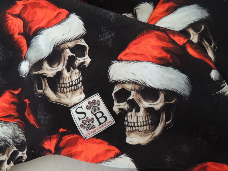 Santie Skulls European Cotton French Terry Romper - product images  of 