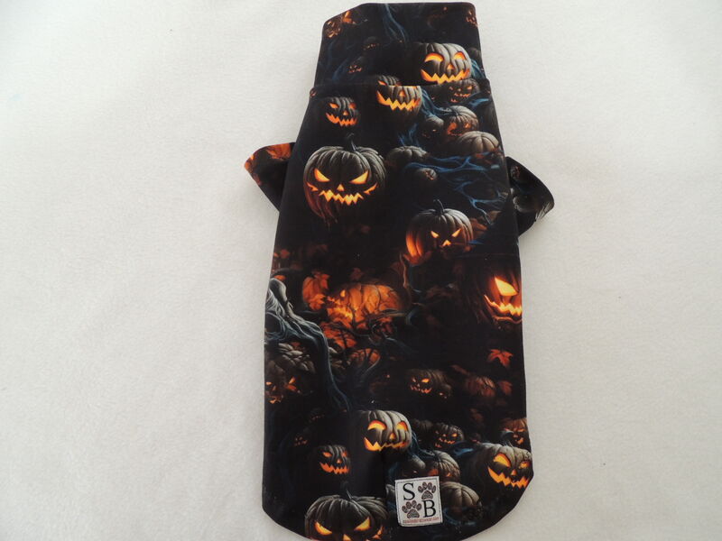 SMALL In Stock Spooky Forest Euro French Terry Knit Dog Shirt - product images  of 