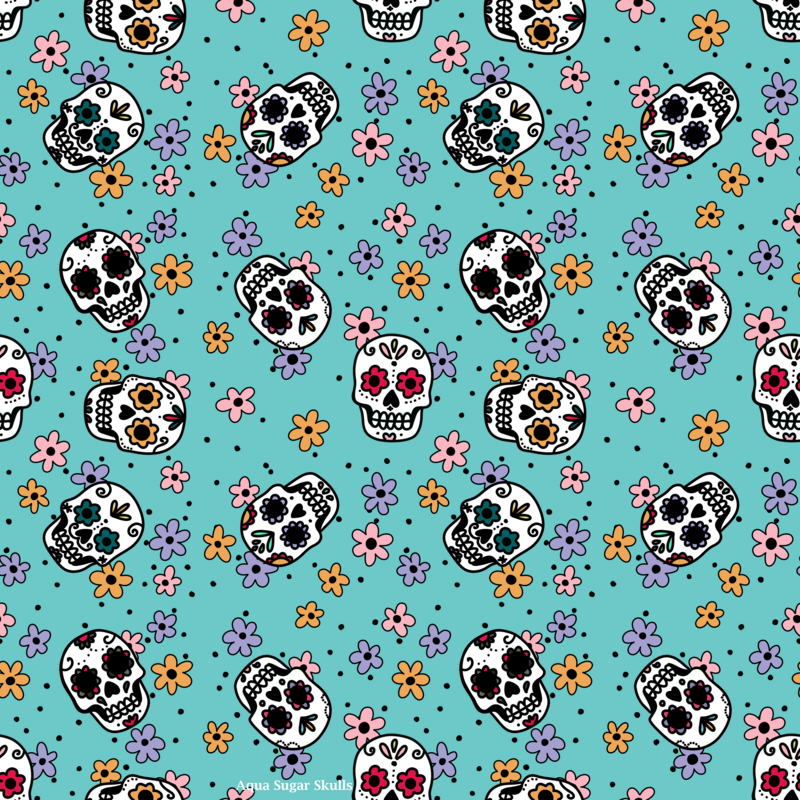OCT 1 PREORDERS--several new sugar skull prints - product images  of 