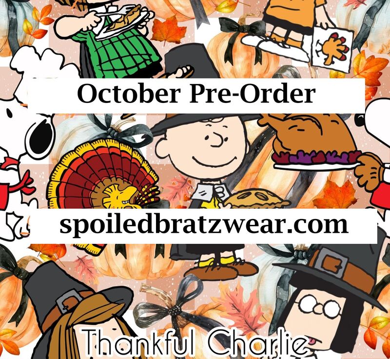 PRE-ORDER Charlie Thanksgiving Cotton Knit Romper-preorder pricing - product images  of 