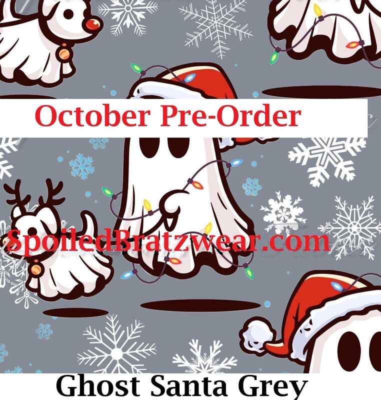 PRE-ORDER Ghost Santa Dog Walker Grey Knit Romper-preorder pricing - product images  of 