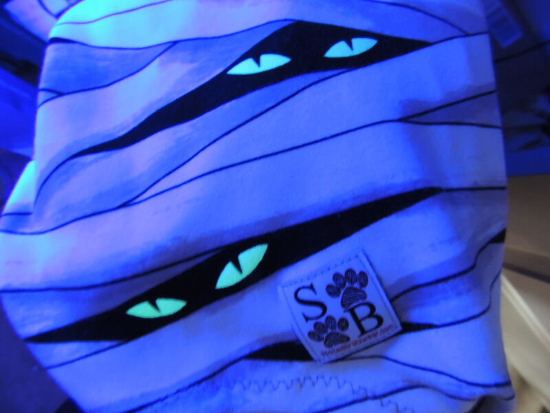 Glow Mummy Cotton Knit Romper with GLOWING EYES  - product images  of 
