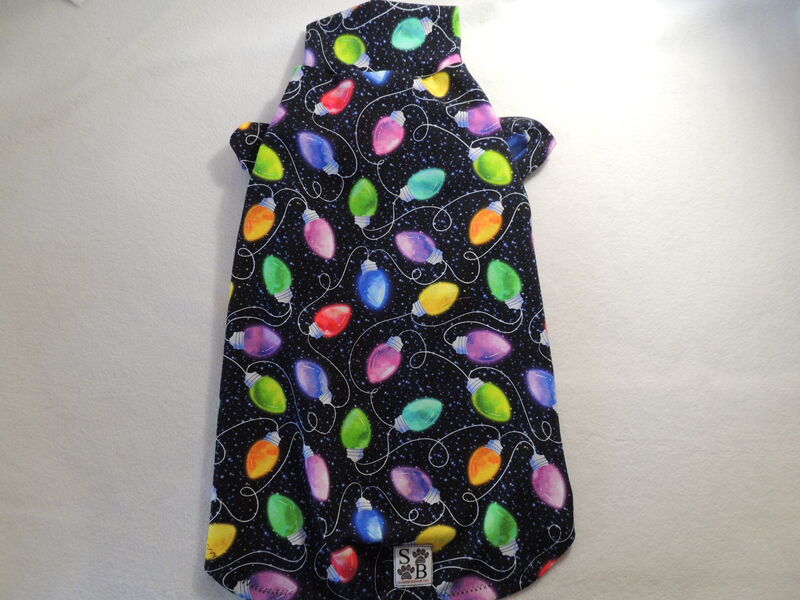 Christmas Lights Cotton Knit Dog Shirt - product images  of 