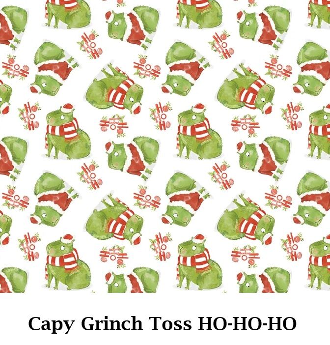 Capybara Grinch Cotton Knit Romper - product images  of 