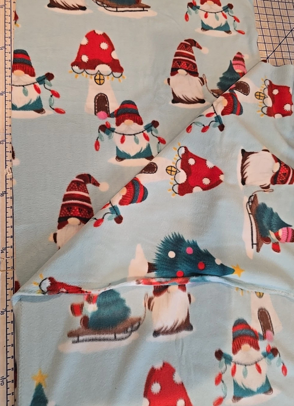 Christmas Gnomes Soft Fleece Dog Romper - product images  of 