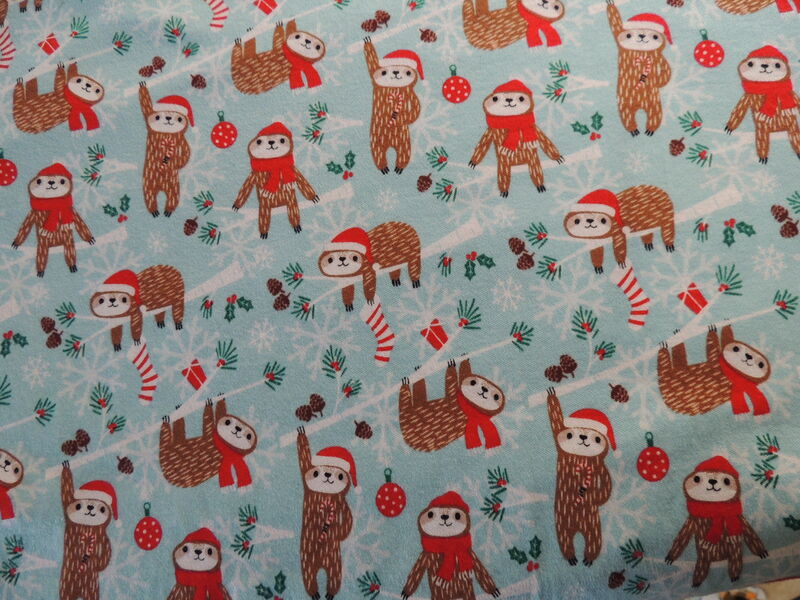 Santa Sloth Cotton Knit Dog Romper - product images  of 