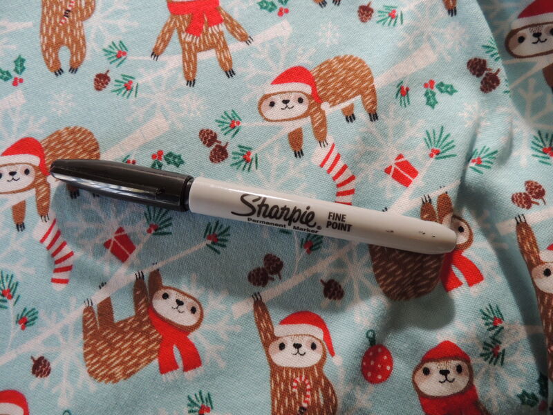 Santa Sloth Cotton Knit Dog Romper - product images  of 