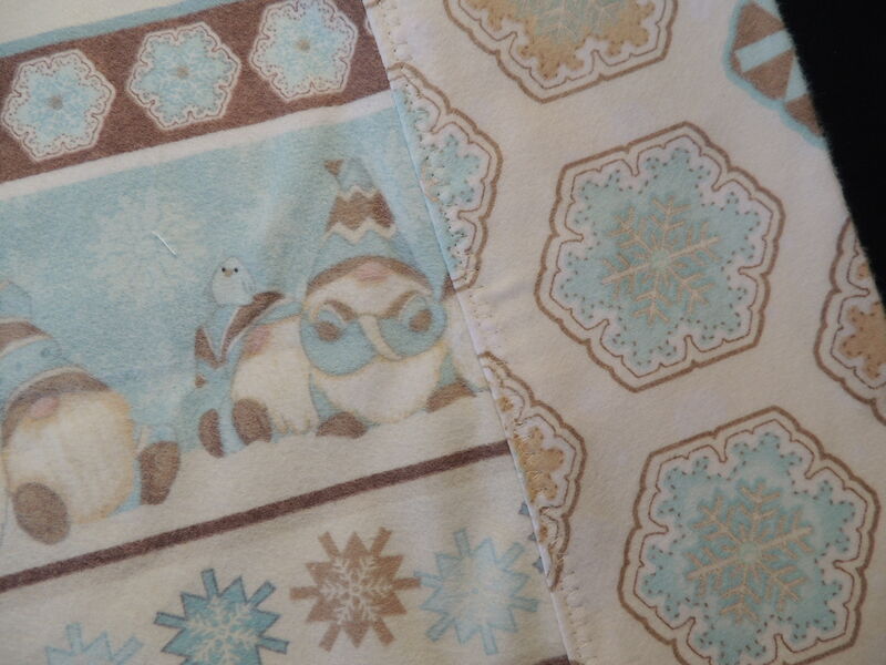 Snow Gnomes Designer Flannel QUEEN Pillow Case - product images  of 