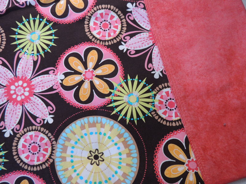 Handmade QUEEN Cotton Pillowcase-Mod Floral - product images  of 