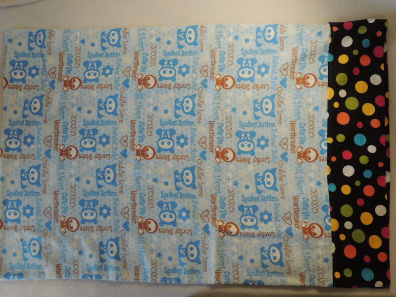 Handmade QUEEN Cotton FLANNEL Pillowcase-Spoiled Rotten - product images  of 