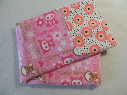 Handmade,QUEEN,Cotton,FLANNEL,Pillow,Case,Spoiled,Rotten,Pink