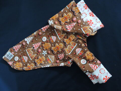 MEDIUM,Gingerbread,Christmas,Cotton,Knit,Hooded,Shirt