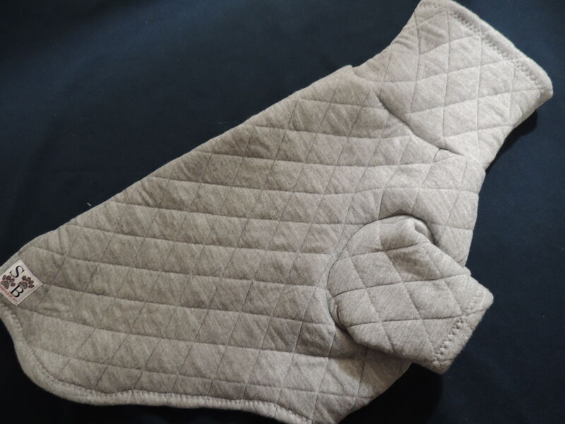 Large Quilted Cotton Blend Dog Sweater - product images  of 