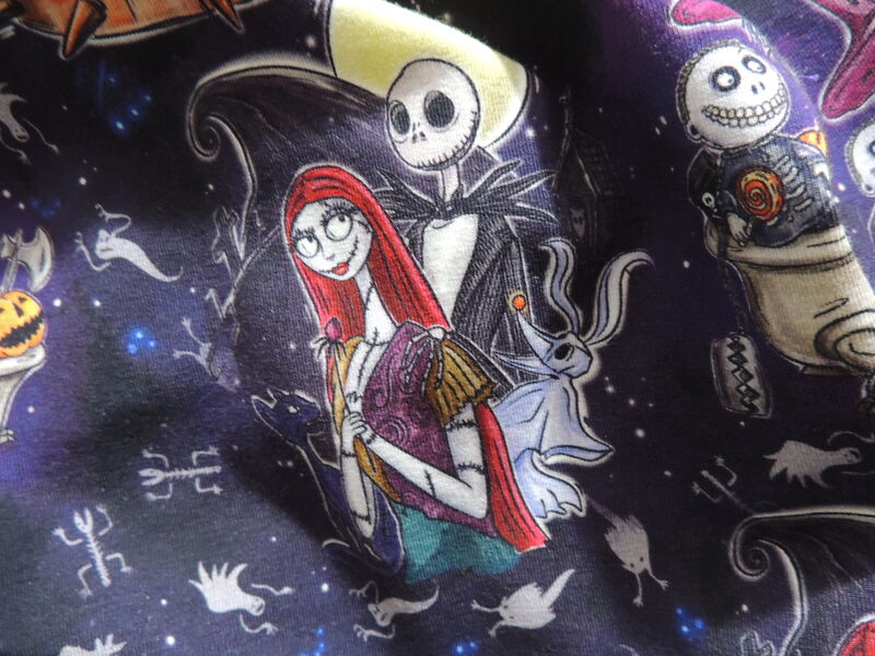 MEDIUM Jack and Sally Christmas Cotton Knit Romper - product images  of 
