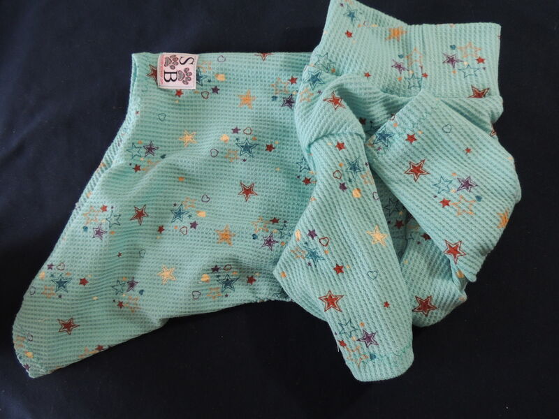 MEDIUM Cotton Thermal Waffle Dog Jammies - product images  of 