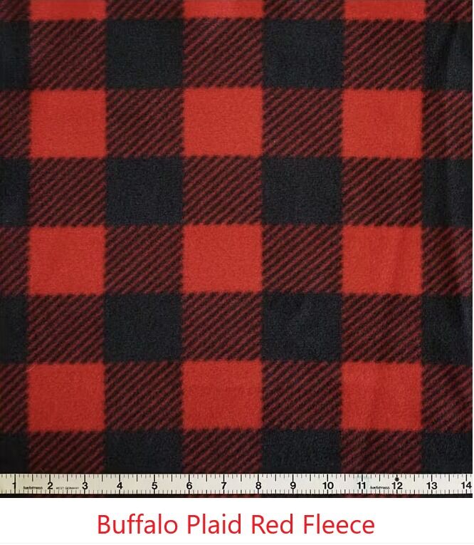 Red Buffalo Plaid Warm Fleece Ensemble-Sweater, Hat and Leg Warmers - product images  of 