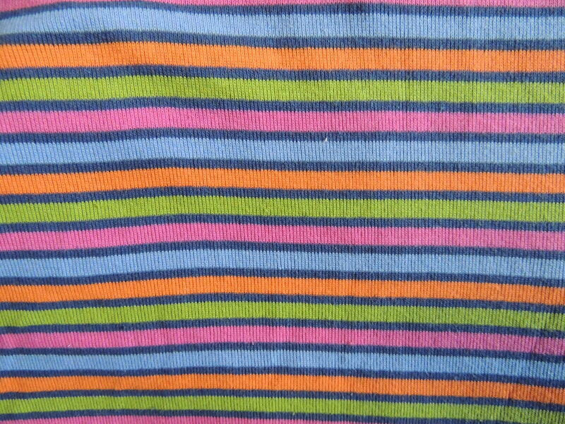 Spring Stripe Navy/Periwinkle/Orange/Pink/Lime Cotton Knit Dog Romper - product images  of 