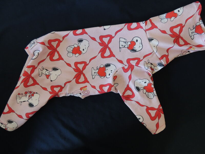 Snoopy Love Cotton Knit Dog Romper - product images  of 