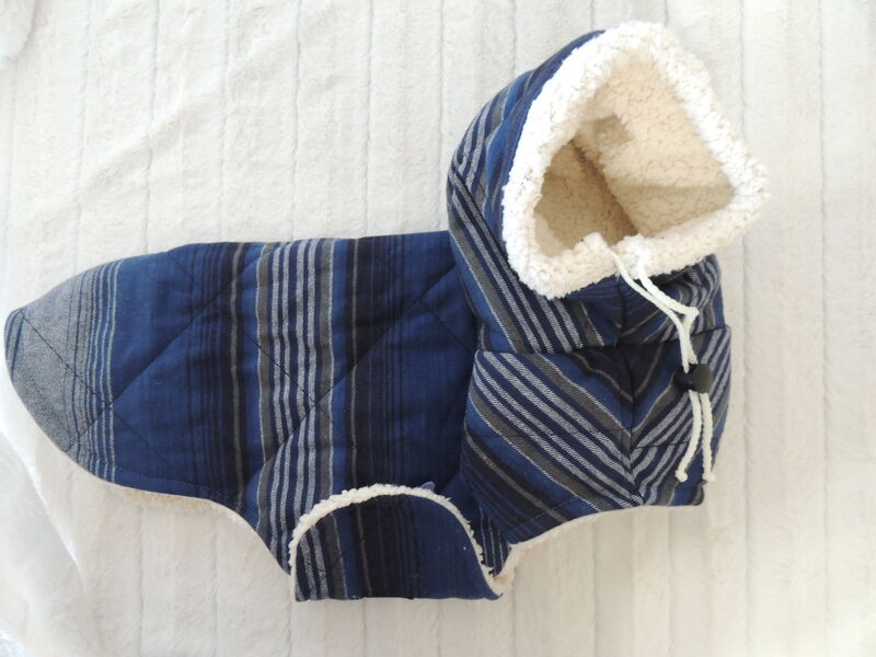 LARGE Quilted Flannel Warm Winter Coat - product images  of 