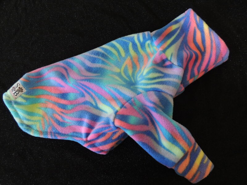 MEDIUM Pastel Zebra Fleece Sweater-in stock - product images  of 