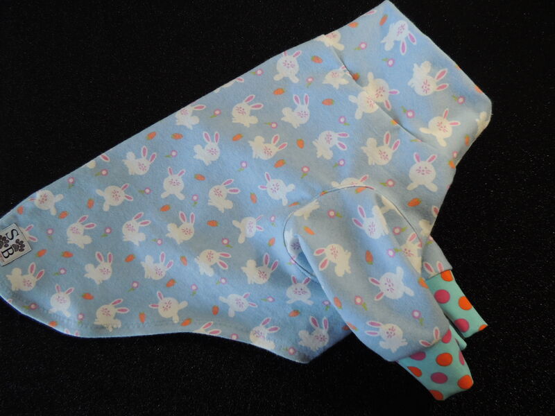 MEDIUM in stock Flannel Bunnies Soft Dog Shirt - product images  of 