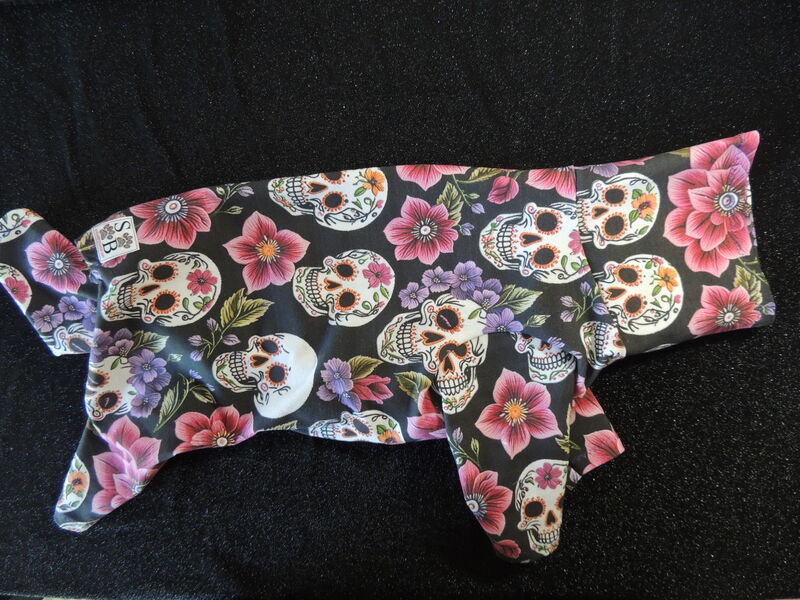 LARGE in stock Stitched Skullies Soft Cotton Knit Romper - product images  of 