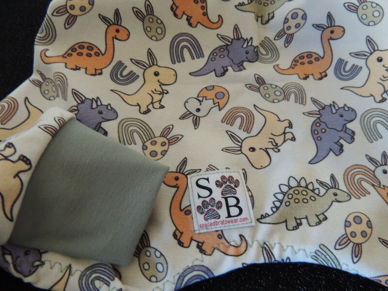 MEDIUM Easter Dino's RTS cotton knit - product images  of 