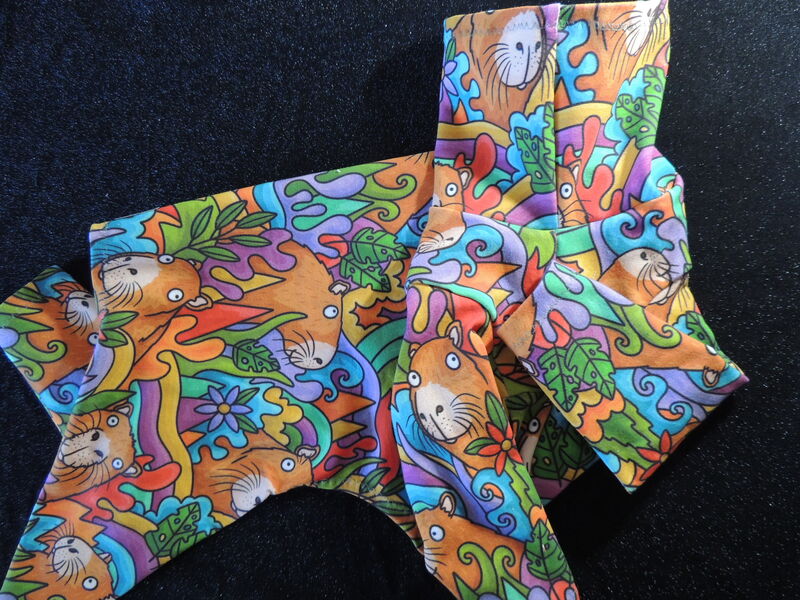 Bright Capybara Cotton Knit Dog Romper - product images  of 