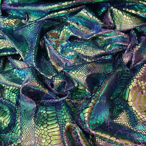 Holo,Dragon,Scales,on,Stretch,Velvet,Dog,Romper