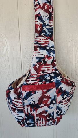 Patriotic,Cuddle,Sling,Quilted,Cotton,and,Plush