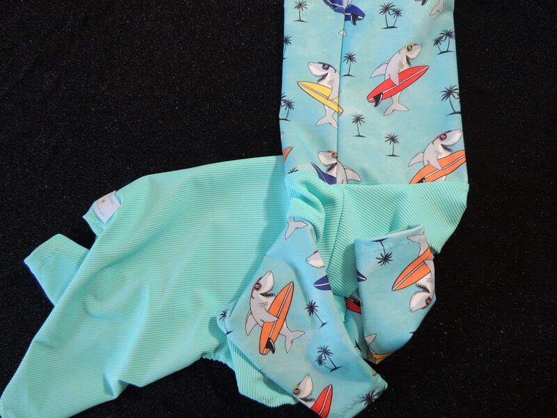 MEDIUM IN STOCK K9 Sunwear Surfer Shark Suit - product images  of 