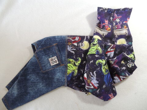 Denim,'n,Tee,Custom,Dog,Romper-many,prints,italian greyhound clothes
