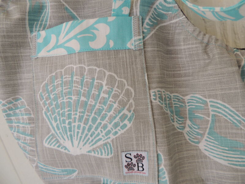 IN STOCK Beachy Canvas Cuddle Sling Comfortable Pet Carrier - product images  of 