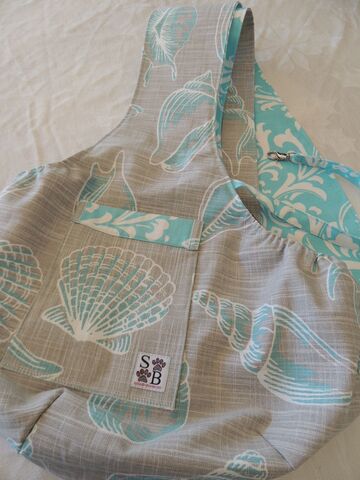 IN,STOCK,Beachy,Canvas,Cuddle,Sling,Comfortable,Pet,Carrier