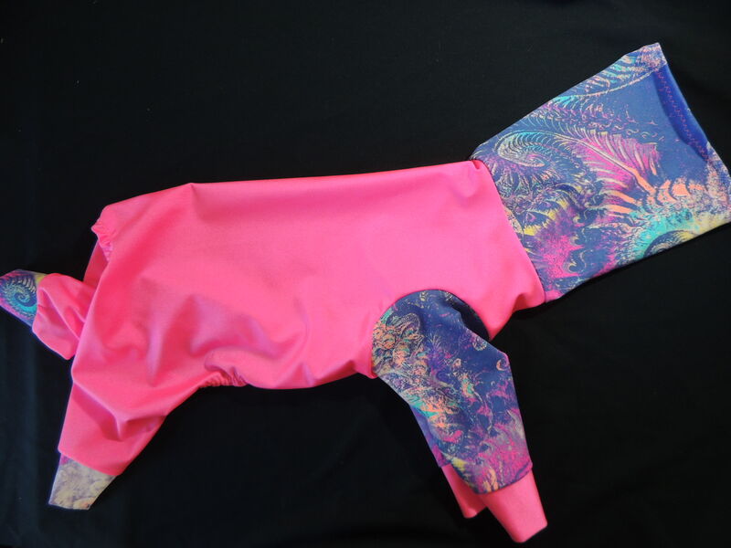 IN STOCK LARGE Purple Fantasy Pink Full K9 Sunwear Suit - product images  of 