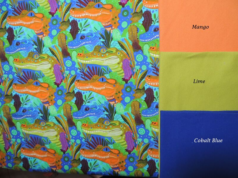 Colorful Crocodiles European Cotton Knit Dog Romper - product images  of 