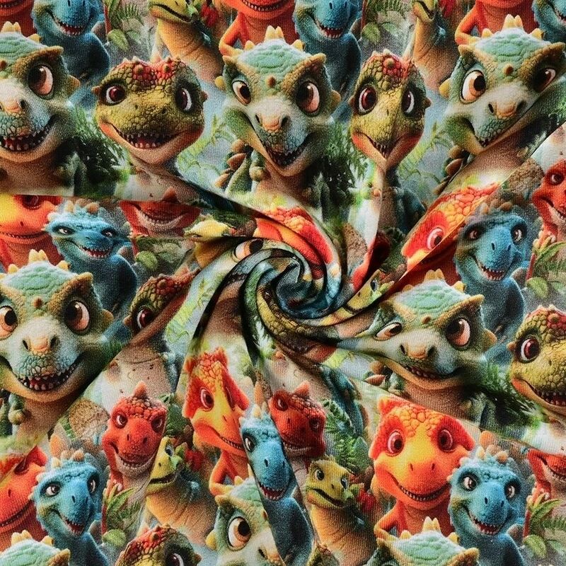 SMILE Dinosaurs European Cotton French Terry Knit Dog Romper - product images  of 