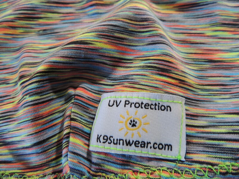 SMALL IN STOCK K9 Sunwear Rainbow Merle Cool Blast Sun Vest - product images  of 