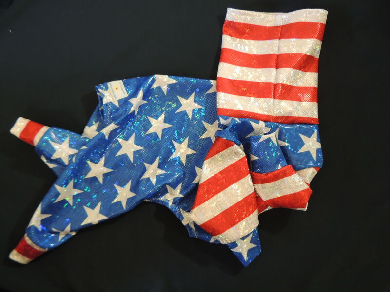 Patriotic USA Stars 'n Stripes K9 Sunwear Suit - product images  of 