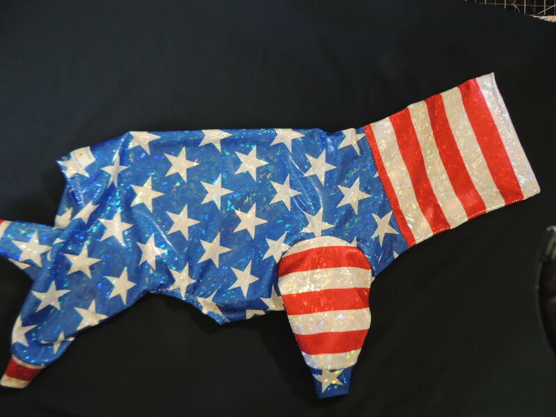 Patriotic USA Stars 'n Stripes K9 Sunwear Suit - product images  of 